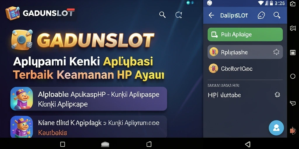 Tampilan antarmuka GADUNSLOT yang sederhana dan fungsional.
