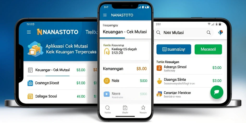 Screenshot NANASTOTO menunjukkan antarmuka Cek Mutasi yang sederhana dan informatif.